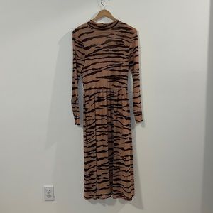 Wild Fable Medium Mesh Midi Dress With Slip